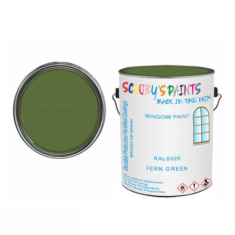 Fern Green Ral6025 Window Door Paint Brush Or Spray Pvc Upvc Green Tin