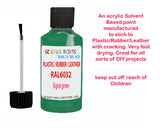 RAL6032 Signal green Touch up paint repair, scratches, scuff, chips, damage, fix, window restore, window pvc, upvc
