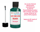 RAL6036 Pearl opal green Touch up paint repair, scratches, scuff, chips, damage, fix, window restore, window pvc, upvc