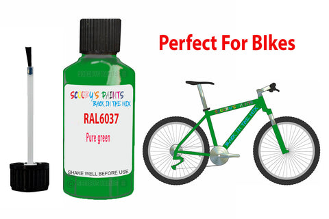 Ral 6037 Pure Green Bicycle Frame Acrylic Green Metal Bike Touch Up Paint