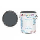 Ral 7011 Iron Grey For Bicycle Frames Acrylic Silver-Grey Metal Bike 250Ml Tin