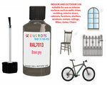 RAL Brown grey Touch Up Paint For Metal bicycle Frames, Chip Repair,Customisation paints, Bike Colour Ideas, SILVER-GREY Cycle Paints