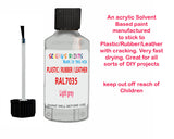 RAL7035 Light grey Touch up paint repair, scratches, scuff, chips, damage, fix, window restore, window pvc, upvc