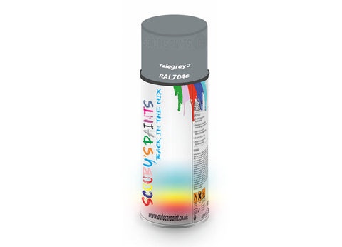 Telegrey 2 Ral7046 Window Door Aerosol Spray Paint Pvc And Upvcsilver-Grey Spray