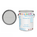Ral 7047 Telegrey 4 For Bicycle Frames Acrylic Silver-Grey Metal Bike 250Ml Tin