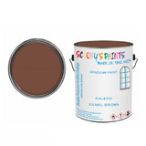 Ral 8002 Signal Brown For Bicycle Frames Acrylic Brown Metal Bike 250Ml Tin