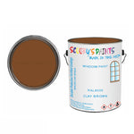 Ral 8003 Clay Brown For Bicycle Frames Acrylic Brown Metal Bike 250Ml Tin