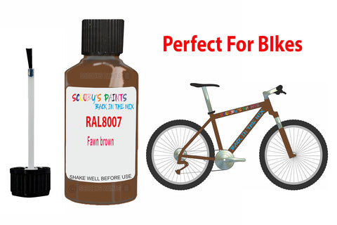 Ral 8007 Fawn Brown Bicycle Frame Acrylic Brown Metal Bike Touch Up Paint