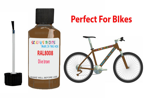 Ral 8008 Olive Brown Bicycle Frame Acrylic Brown Metal Bike Touch Up Paint