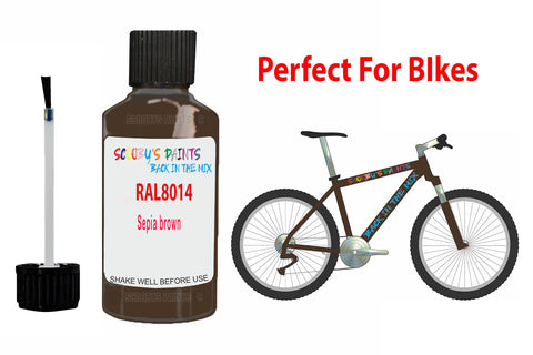 Ral 8014 Sepia Brown Bicycle Frame Acrylic Brown Metal Bike Touch Up Paint