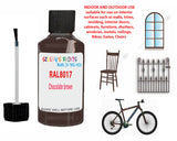 RAL Chocolate brown Touch Up Paint For Metal bicycle Frames, Chip Repair,Customisation paints, Bike Colour Ideas, brown Cycle Paints