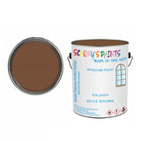 Ral 8024 Beige Brown For Bicycle Frames Acrylic Brown Metal Bike 250Ml Tin