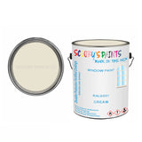 Ral 9001 Cream For Bicycle Frames Acrylic White Metal Bike 250Ml Tin