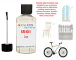 RAL Cream Touch Up Paint For Metal bicycle Frames, Chip Repair,Customisation paints, Bike Colour Ideas, wHITE Cycle Paints