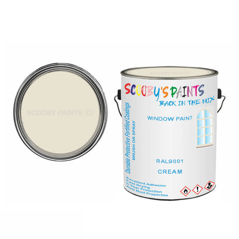 Cream Ral9001 Window Door Paint Brush Or Spray Pvc Upvc White Tin