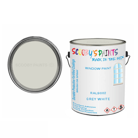 Grey White Ral9002 Window Door Paint Brush Or Spray Pvc Upvc White Tin