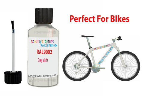 Ral 9002 Grey White Bicycle Frame Acrylic White Metal Bike Touch Up Paint