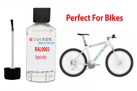 Ral 9003 Signal White Bicycle Frame Acrylic White Metal Bike Touch Up Paint