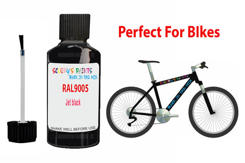 Ral 9005 Jet Black Bicycle Frame Acrylic Black Metal Bike Touch Up Paint