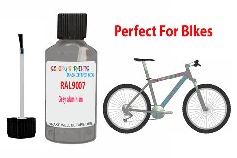 Ral 9007 Grey Aluminium Bicycle Frame Acrylic Silver-Grey Metal Bike Touch Up Paint