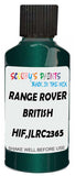 Detail brush applying Green Metallic to a small door scratch on an Land Rover Discovery Sport, clean OEM finish