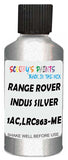 Detail brush applying Silver Metallic to a small door scratch on an Land Rover Discovery, clean OEM finish