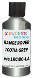 Detail brush applying Grey Metallic to a small door scratch on an Land Rover Discovery, clean OEM finish