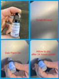 AUDI AQUA BLUE Scratch chip stone scuff Removal Touch Up Paint