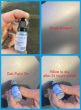 AUDI DELFT BLUE Scratch chip stone scuff Removal Touch Up Paint