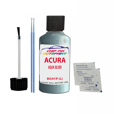 Paint For Acura Cl Aqua Silver 1998-2000 Code Bg41P (L) Touch Up Paint Scratch Repair
