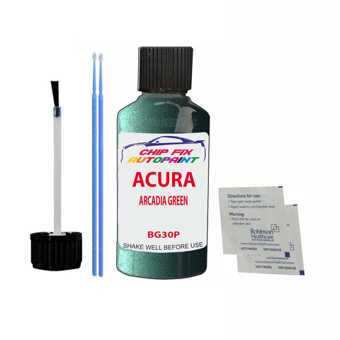 Paint For Acura Vigor Arcadia Green 1993-1994 Code Bg30P Touch Up Paint Scratch Repair