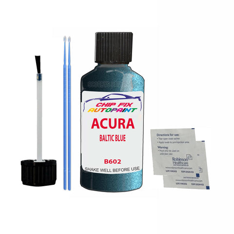 Paint For Acura Slx Baltic Blue 1998-1998 Code B602 Touch Up Paint Scratch Repair