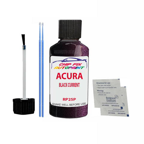 Paint For Acura Integra Black Current 1996-1998 Code Rp25P Touch Up Paint Scratch Repair