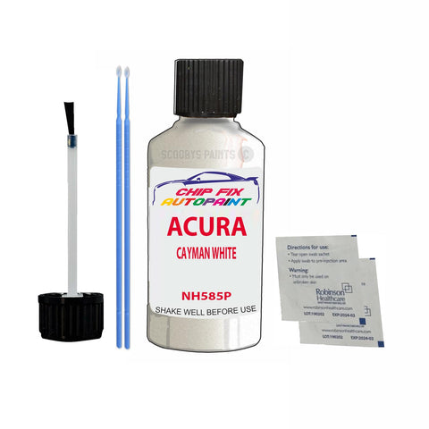 Paint For Acura Rl Cayman White 1995-2000 Code Nh585P Touch Up Paint Scratch Repair