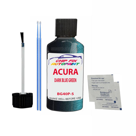 Paint For Acura Cl Dark Blue Green 1998-1999 Code Bg40P-5 Touch Up Paint Scratch Repair