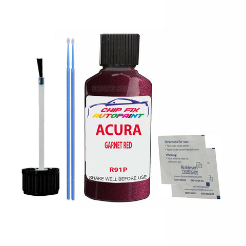 Paint For Acura Vigor Garnet Red 1995-1997 Code R91P Touch Up Paint Scratch Repair