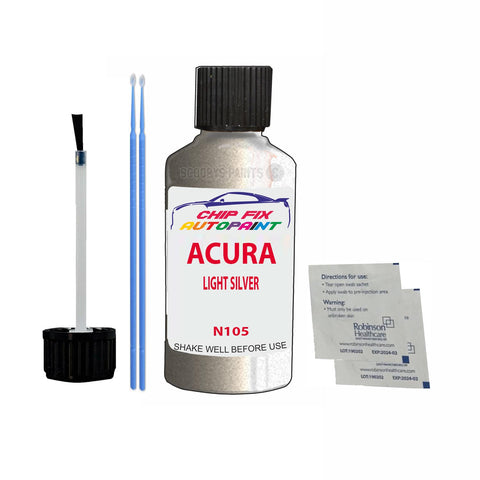 Paint For Acura Slx Light Silver 1996-2000 Code N105 Touch Up Paint Scratch Repair