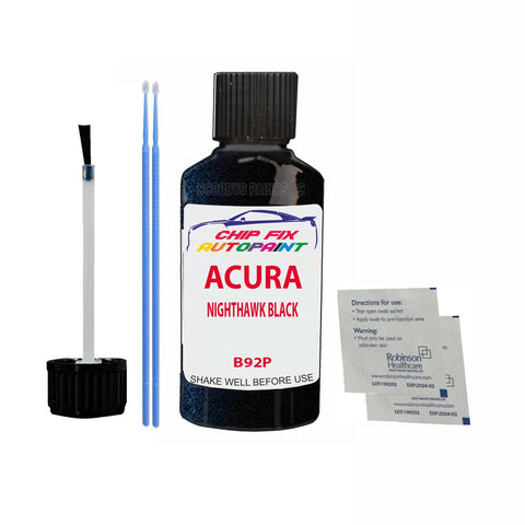 Paint For Acura Cl Nighthawk Black 2000-2008 Code B92P Touch Up Paint Scratch Repair