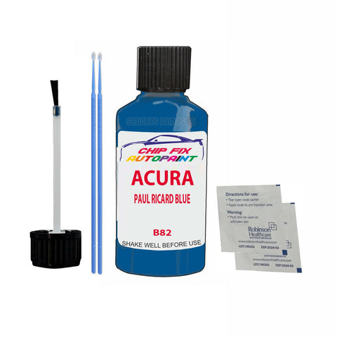 Paint For Acura Nsx Paul Ricard Blue 1997-1997 Code B82 Touch Up Paint Scratch Repair