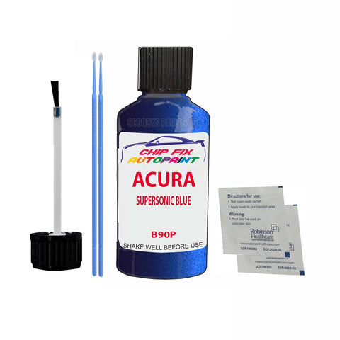 Paint For Acura Integra Supersonic Blue 1998-1999 Code B90P Touch Up Paint Scratch Repair