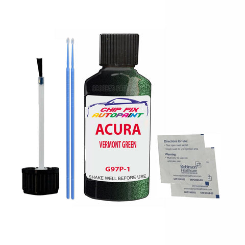 Paint For Acura Rl Vermont Green 1999-2003 Code G97P-1 Touch Up Paint Scratch Repair
