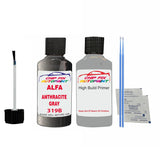 ALFA ROMEO ANTHRACITE GRAY Paint Code 319B Car Touch Up aNTI Rust primer undercoat