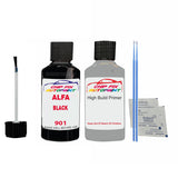 ALFA ROMEO BLACK Paint Code 901 Car Touch Up aNTI Rust primer undercoat