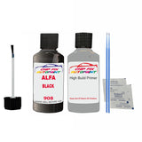 ALFA ROMEO BLACK Paint Code 908 Car Touch Up aNTI Rust primer undercoat