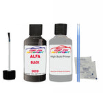 ALFA ROMEO BLACK Paint Code 909 Car Touch Up aNTI Rust primer undercoat