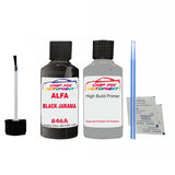 ALFA ROMEO BLACK JARAMA Paint Code 846A Car Touch Up aNTI Rust primer undercoat