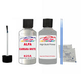 ALFA ROMEO CARRARA WHITE Paint Code 825A Car Touch Up aNTI Rust primer undercoat