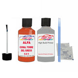 ALFA ROMEO CORAL TORRE DEL GRECO Paint Code 531 Car Touch Up aNTI Rust primer undercoat