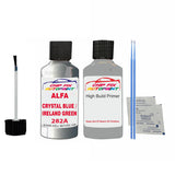 ALFA ROMEO CRYSTAL BLUE / IRELAND GREEN Paint Code 282A Car Touch Up aNTI Rust primer undercoat