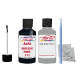 ALFA ROMEO DARK BLUE PININF. Paint Code 372 Car Touch Up aNTI Rust primer undercoat
